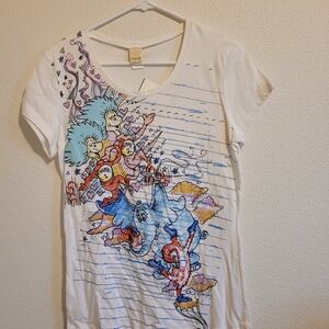 Cat In The Hat White Tee #369